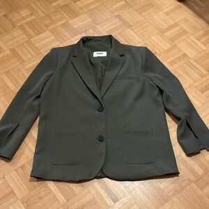 4th and Reckless Khaki Women's Suit Jacket NWOT